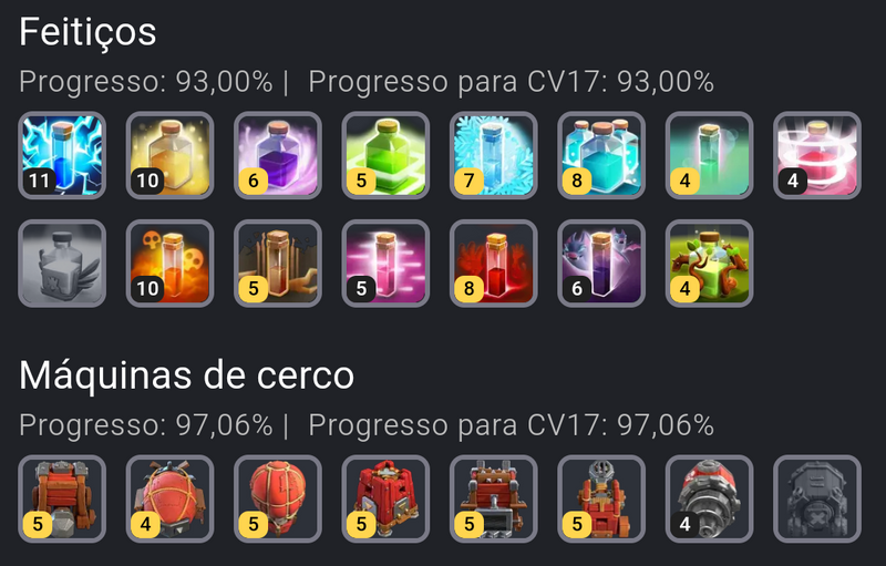 CV17 top | 2 paisagens | 3k estrelas de guerra (01+3)
