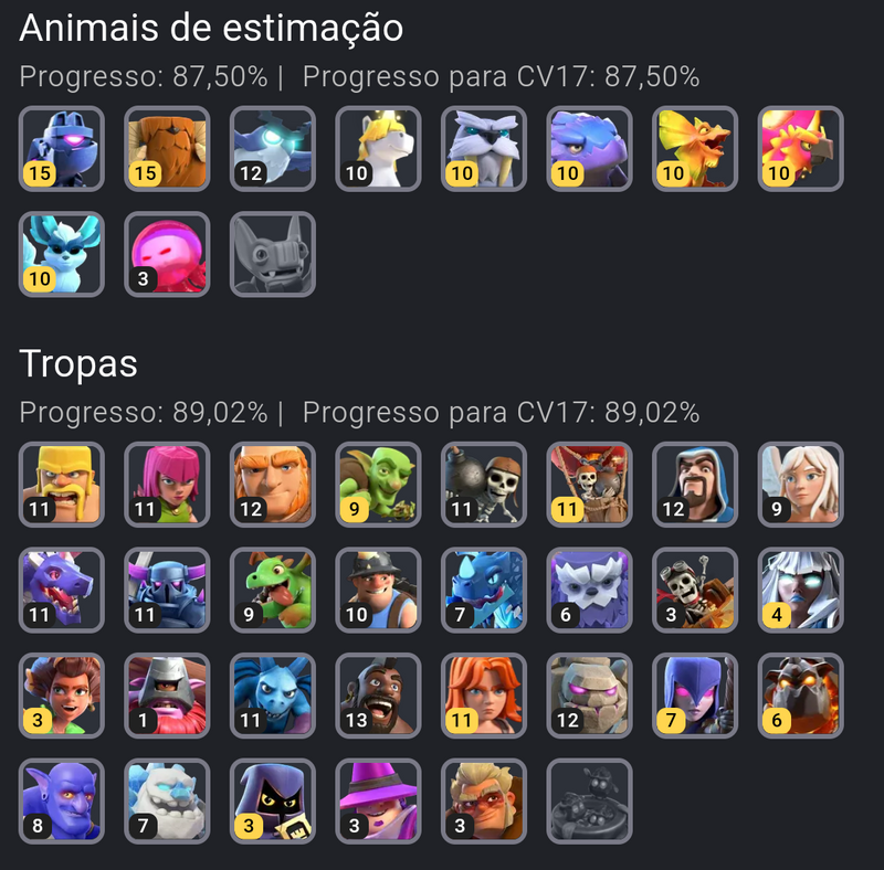 CV17 top | 2 paisagens | 3k estrelas de guerra (01+3)