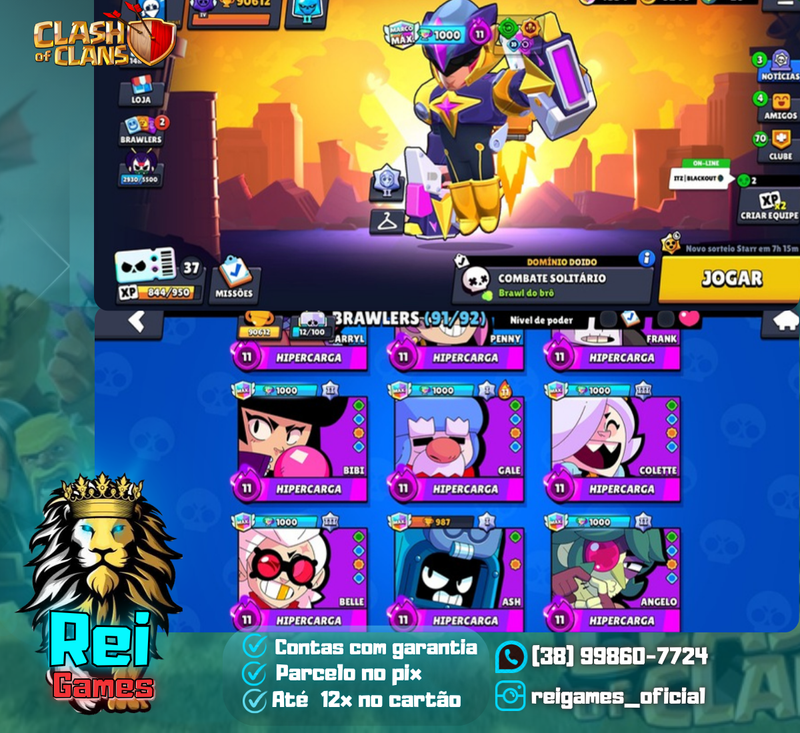 90.000 troféus | 217 skins (01+10)
