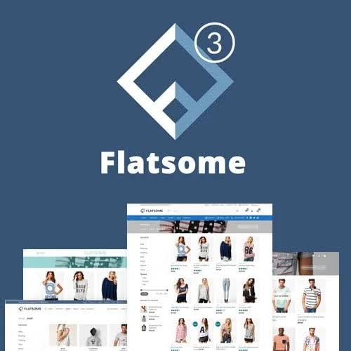 Tema Flatsome Wordpress E-commerce + Conteúdo Demo Completo