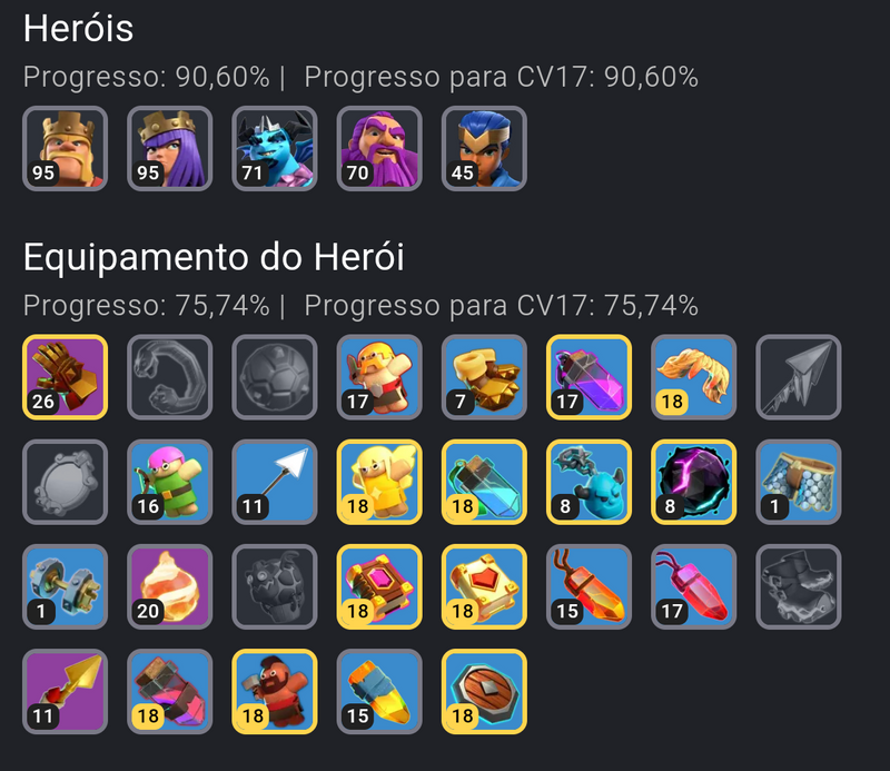 CV17 top | 2 paisagens | 3k estrelas de guerra (01+3)
